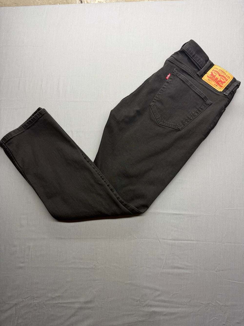 Levi's 511 Slim Jeans Size 40x32 Black Denim